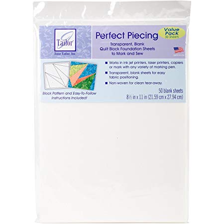 Perfect Piecing Foundation Sheets - 50 Pack (JT-1420)