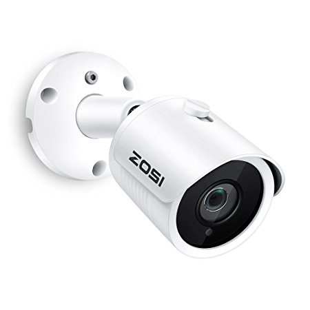 ZOSI Full HD 2MP 1080P PoE Security Camera,1920X1080 Resolution,30M IR Night Vision,IP66 Weatherproof Outdoor Indoor Bullet IP Camera Surveillance System,Support Motion Detection and Remotely View