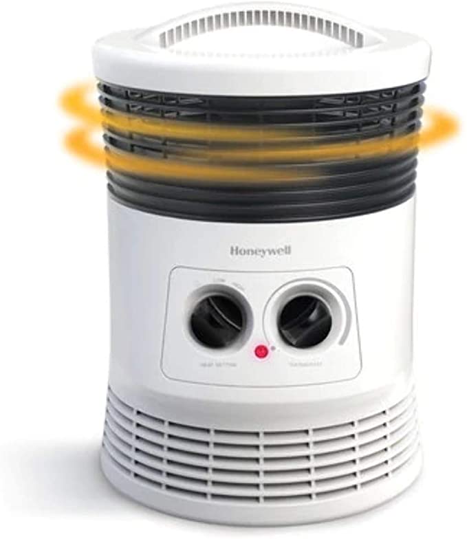 Honeywell 360 Surround Fan Forced Heater for Medium Room with Manual Controls, White