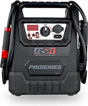 Schumacher DSR Pro Series 12V 2400 Peak Amp Jump Starter and DC Power Source,Black