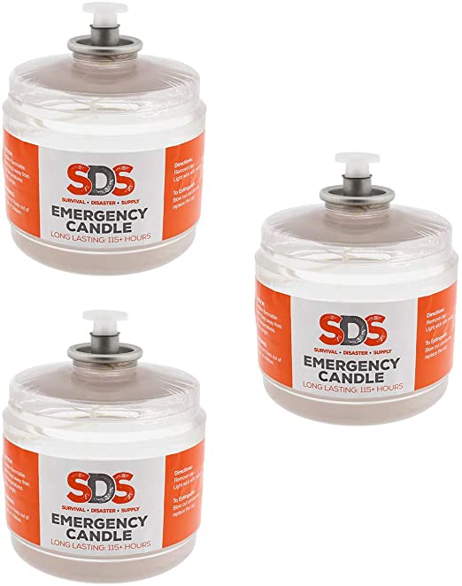 SDS Liquid Oil Candles Votive Candle Fuel Survival Candles Long Burning Candles for Emergency Candle 115 Hours