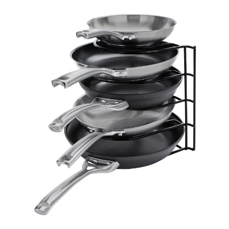 Rubbermaid Pan Organizer Rack Black