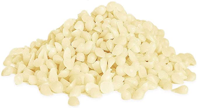 Onebird 2LB White Beeswax Pellets for DIY Candles, Creams, Lip Balm, Skin and Hair Care Supplies, 100% Pure and Natural