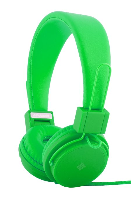 Polaroid Foldable Headphones with In-Line Mic PHP8500-GR (Green)