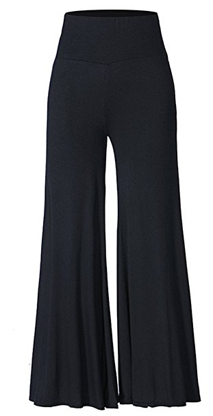 Darshion Women Office Casual Wear Comfy Chic Moisture Wicking Palazzo Lounge Pants