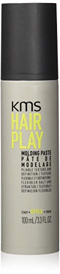 KMS HAIRPLAY Molding Paste Provides Texture, Natural Shine, Pliable Hold & Definition Unisex, 3.4 oz