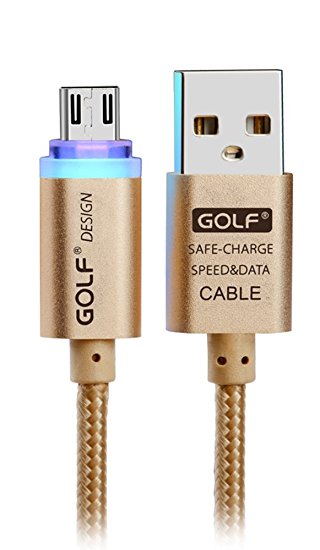 Smart LED Cable, Joyshare 1pcs 3.3ft USB Cable High Speed A Male to Micro B Aluminum Connectors Light Up Charging Data Cable, for Android, Samsung, Nexus,One Plus,Sony,HTC, And More
