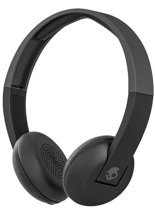 Skullcandy Uproar Bluetooth Wireless On-Ear Headphones with Built-In Mic and Remote Black