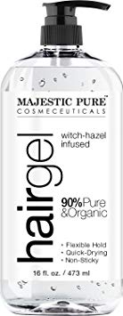 Hair Gel for Men & Woman - Styling with Organic Aloe Vera & Witch Hazel - 16 fl oz