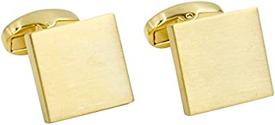 Gold Cufflinks | Premium Cuff Links | Cufflinks Box Included | Gift for Men Cuffelinks