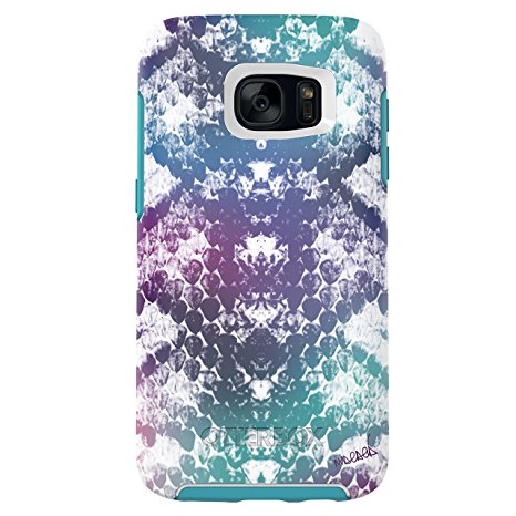 OtterBox SYMMETRY SERIES Case for Samsung Galaxy S7 - Frustration Free Packaging - UNDER MY SKIN (AQUA BLUE/LIGHT TEAL/GRAPHIC)