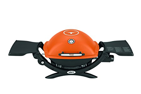 Weber 51060001 Q1200 Liquid Propane Grill, University of Texas Orange