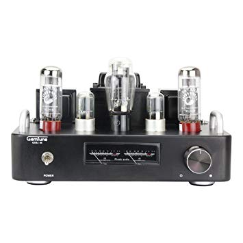 Gemtune GS01-M Class-A Integrated Hi-Fi Vacuum Tube Amplifier,Tube 2XEL34B 2X6N9P 1X5Z3P/5U4C