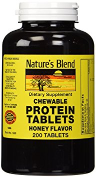 Natures Blend Protein Tablets Honey Flavor 200 Tablets