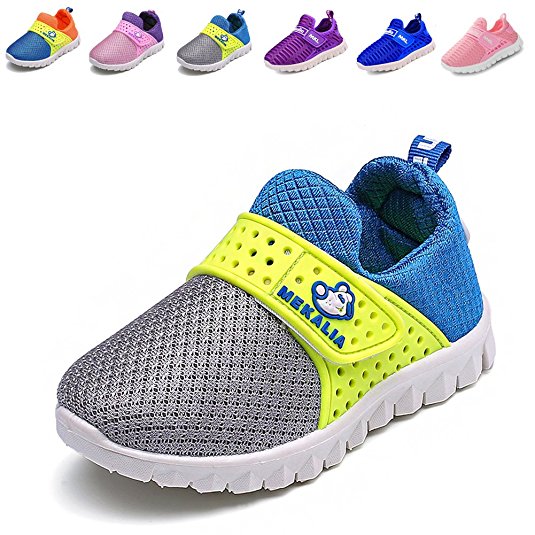 LINE BLUE Kids Breathable Fashion Slip-on Sneakers for Autumn and Winter (Toddler / Little Kid)