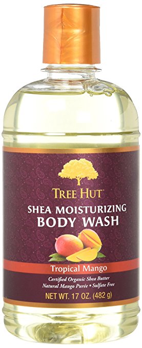 Tree Hut Shea Moisturizing Body Wash, Tropical Mango, 17 Fluid Ounce