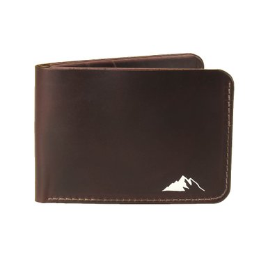 Mens Wallet Minimalist Bifold Horween Chromexcel Leather By Rugged Material