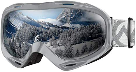 OutdoorMaster OTG Ski Goggles - Over Glasses Ski/Snowboard Goggles for Men, Women & Youth - 100% UV Protection