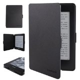 Inateck Kindle Paperwhite Cover Case for Amazon All-New Kindle Paperwhite 2015 300 PPI 3rd gen 2014 2013 2012 with Auto Sleep Wake Function Black