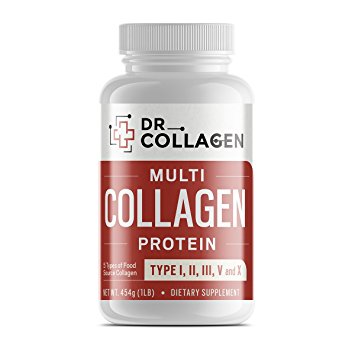 Dr. Collagen Multi-Collagen Protein, 90 Count - High-Quality Blend of Bovine, Chicken, Fish, and Egg Collagens, Providing Collagen Types I, II, III, V