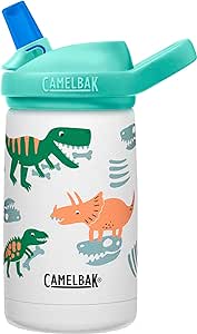 CamelBak Eddy  Kids Water Bottle with Straw, Insulated Stainless Steel - Leak-Proof When Closed