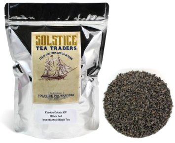 Ceylon Estate OP Black Tea, Loose Leaf Ceylon Estate OP Tea, One Pound Loose Leaf Tea, Ceylon Estate