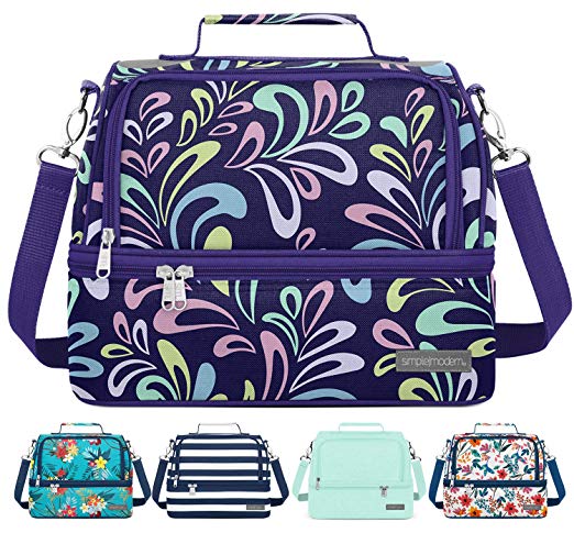 Simple Modern 8L Myriad Lunch Bag for Women & Men - Insulated Kids Lunch Box Pattern: Floral Swirl