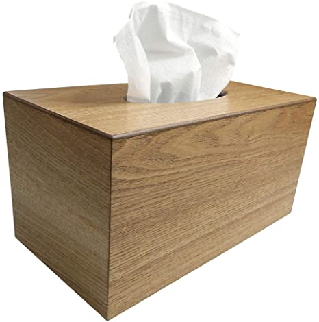 Tomokazu Pacheco Ash Wood Large Deluxe Tissue Paper Box Cover