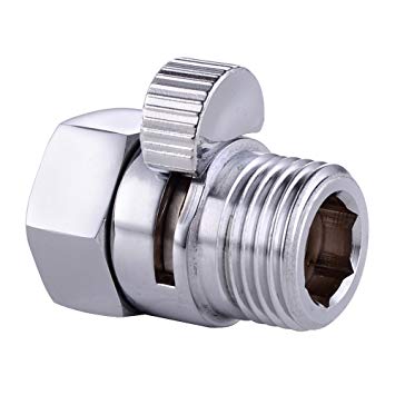 KES K1140B Shower Head Shut-Off Valve Solid Brass with Short Switch, Chrome