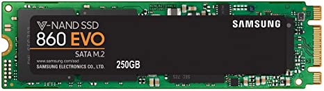 Samsung 860 EVO 250 GB SATA M.2 (2280) Internal Solid State Drive (SSD) (MZ-N6E250)