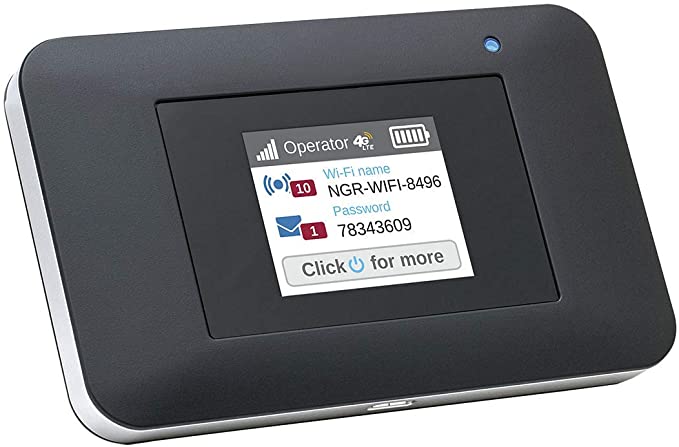 NETGEAR AirCard Mobile Hotspot 4G LTE Router(AC797), Mifi, Unlocked Portable Wifi, Connect up to 15 Devices with Download Speeds up to 400 Mbps