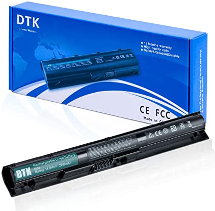 DTK KI04 800049-001 800009-421 TPN-Q159 Laptop Battery Replacement for HP Pavilion 14-AB / 15-AB / 15-an / 17-G/Gaming 15-AK Series Notebook,[14.8V 2200mAh]