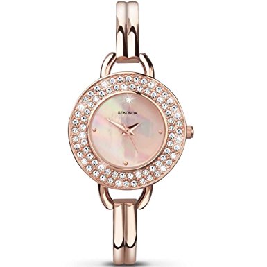 Sekonda Ladies Rose Gold Bracelet Watch 4224