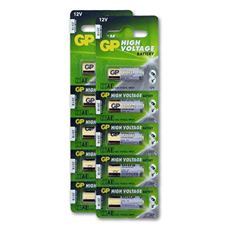 A23 12V Alkaline 23-A replacement battery 23AE GP - 10 Pack