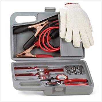 Auto Automobile Car Emergency Tool Kit Jumper Cables