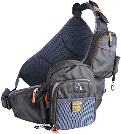 Maxcatch Fly Fishing Sling Pack Adjustable Backpack Fishing Sling Bag