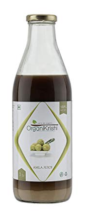 OK Enterprises OrganiKrishi Ayurvedic Amla Juice with Fibres, 1 Litre(Pure, Natural, Boost Immunity)