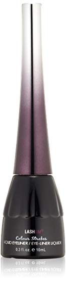 Lashem Color Strokes Liquid Eyeliner with Lash Enhancing Serum - Black Pearl, 0.3 fl.oz.