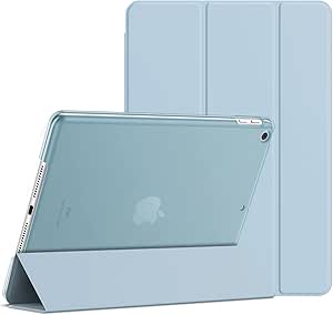 JETech Case for iPad (9.7-Inch, 2018/2017 Model, 6th/5th Generation), Smart Cover Auto Wake/Sleep (Light Blue)