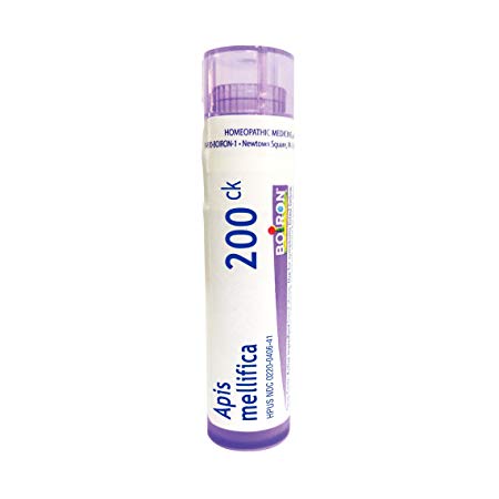 Boiron Apis Mellifica 200C, 80 Pellets, Homeopathic Medicine for Insect Bites