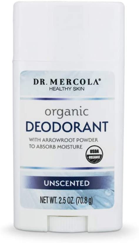 Dr Mercola Organic Deodorant Unscented (Vegan, 70.8g)