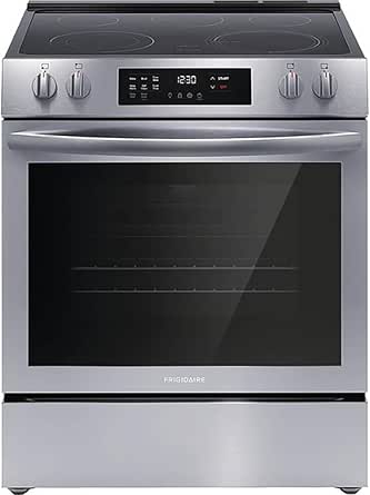 Frigidaire FCFE3083AS 5.3 Cu. Ft. Stainless Steel Freestanding Electric Range with Convection Bake