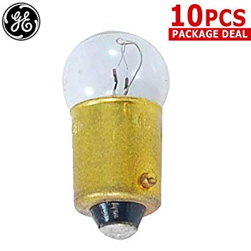 GE Lighting 53 Automotive Instrument Light Miniature Bulb (25550) 10 Lamps per Tray