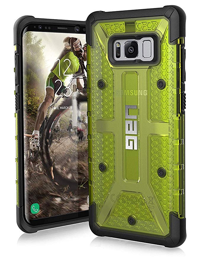 UAG (Urban Armor Gear) Protective Case for Samsung Galaxy S8  [Plus, 6.2" Screen], Plasma Citron (Feather-Light, Rugged, Military Drop-Tested)