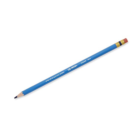 Prismacolor Col-Erase Erasable Colored Pencil, 12-Count, Blue (20044)