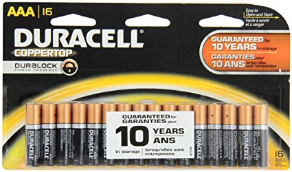 Duracell Coppertop AAA Alkaline Batteries, 16 Count