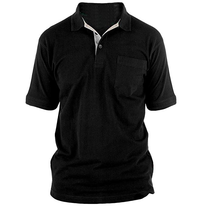Kam Mens Premium Quality Extra Long Length Polo Shirt 2XL-8XL