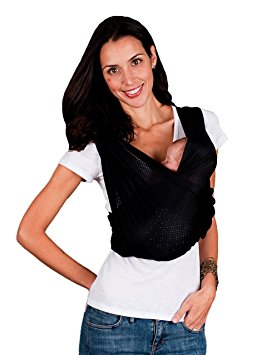Baby K'tan Breeze Baby Carrier, Black, Small