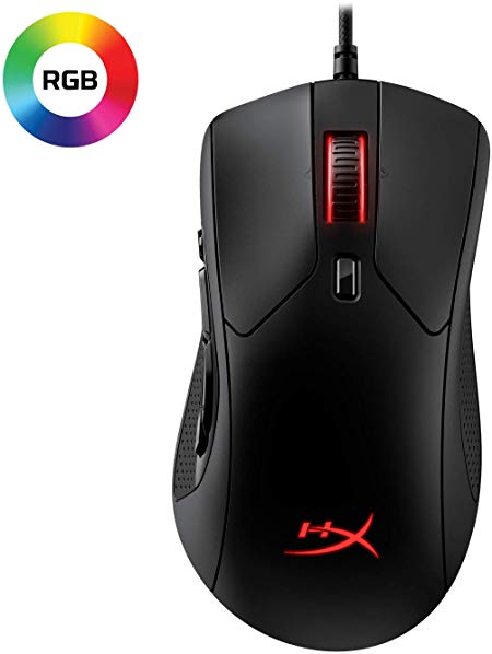 HyperX Pulsefire Raid – Gaming Mouse – 11 Programmable Buttons, RGB, Ergonomic Design, Comfortable Side Grips, Software-Controlled Customization
