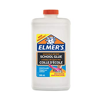 Elmer's Liquid PVA Glue Great for Making Slime, Washable, 946 ml, White